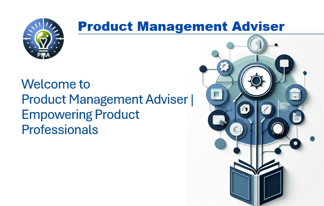 A picture of the product management adviser logo.